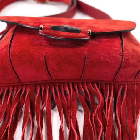 gucci nouveau fringe shoulder bag